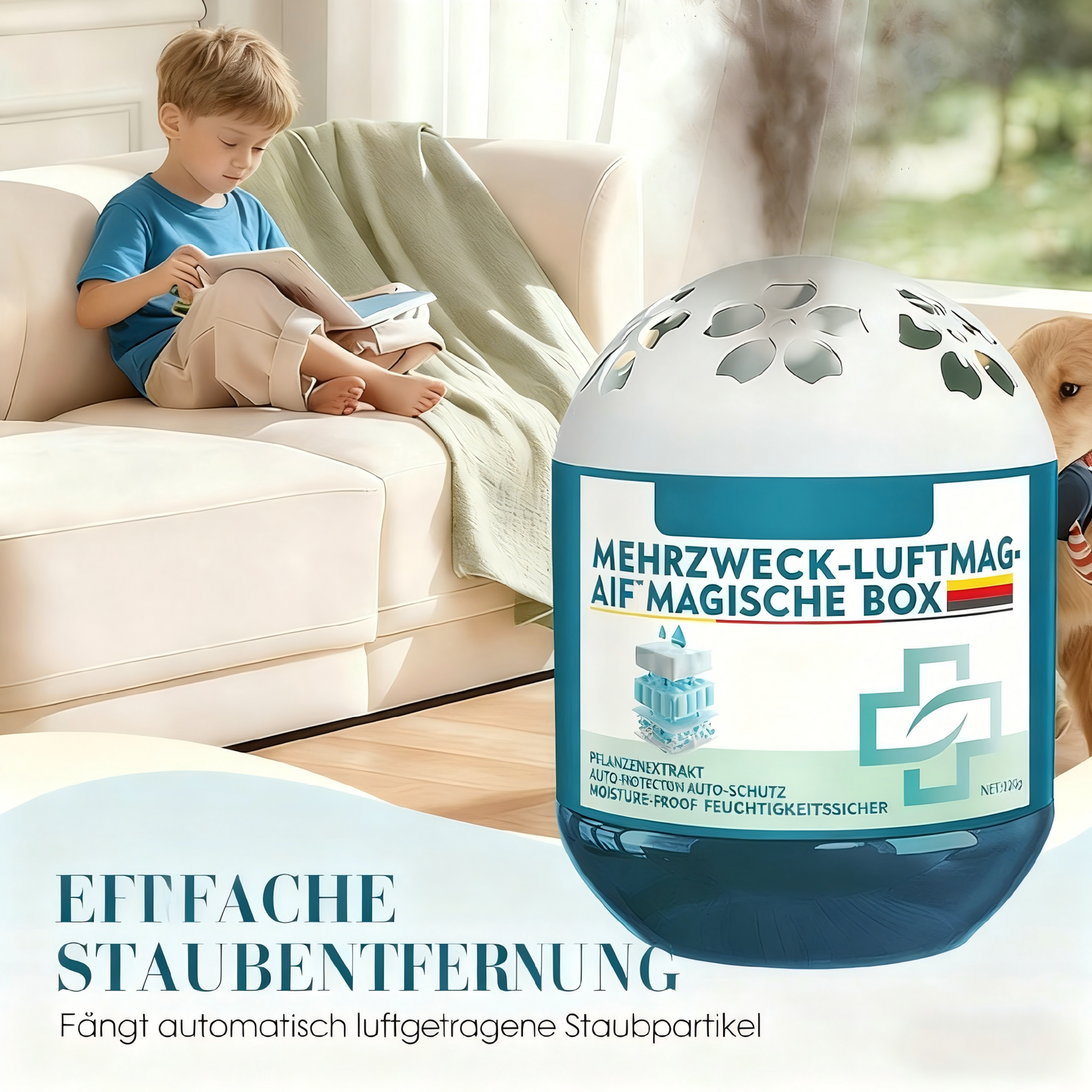 🔥2026 Neue Kollektion ⏰Indoor Air Purification & Dust Removal Magic Box🏠🌿