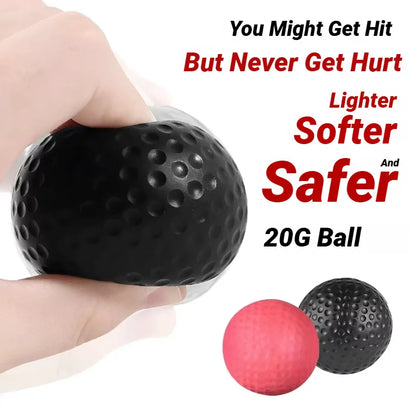 Box-Reaktionsball mit Stirnband für Reflex- und Schnelligkeitstraining.