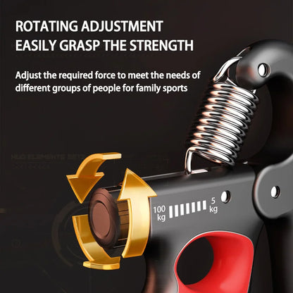 Verstellbarer Handtrainer für Hände, Finger und Handgelenke.