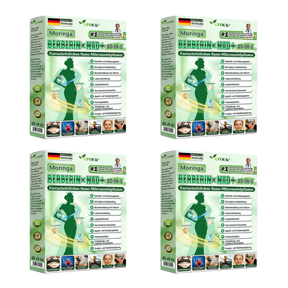 Offizieller Store 🇩🇪 |🦅𝐆𝐅𝐎𝐔𝐊® Moringa · Berberin × NAD+ 10-in-1 Advanced Nano Mikronadel-Patch 🇩🇪 (Nur einmal täglich, sichtbare Veränderungen in 7 Tagen) ✅ Für Fettleibigkeit, schlaffe Haut, Diabetes, Schlafapnoe, Gelenkprobleme und mehr