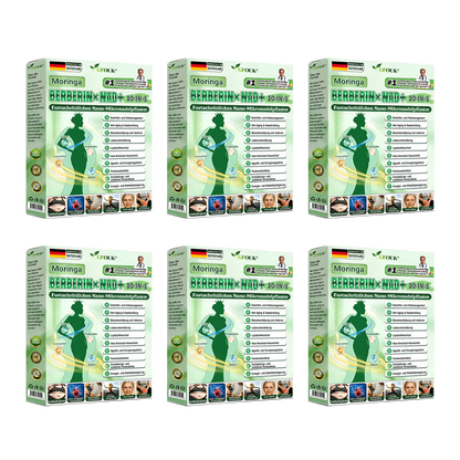 Offizieller Store 🇩🇪 |🦅𝐆𝐅𝐎𝐔𝐊® Moringa · Berberin × NAD+ 10-in-1 Advanced Nano Mikronadel-Patch 🇩🇪 (Nur einmal täglich, sichtbare Veränderungen in 7 Tagen) ✅ Für Fettleibigkeit, schlaffe Haut, Diabetes, Schlafapnoe, Gelenkprobleme und mehr