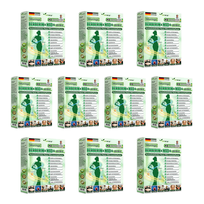 Offizieller Store 🇩🇪 |🦅𝐆𝐅𝐎𝐔𝐊® Moringa · Berberin × NAD+ 10-in-1 Advanced Nano Mikronadel-Patch 🇩🇪 (Nur einmal täglich, sichtbare Veränderungen in 7 Tagen) ✅ Für Fettleibigkeit, schlaffe Haut, Diabetes, Schlafapnoe, Gelenkprobleme und mehr
