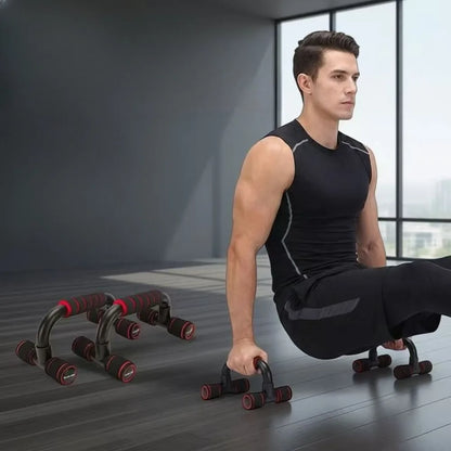 Faltbares Push-up-Board für Brust, Arme, Bauch und Rücken.
