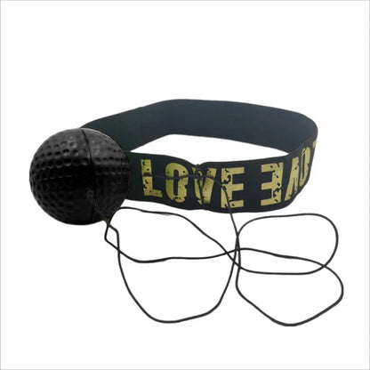 Box-Reaktionsball mit Stirnband für Reflex- und Schnelligkeitstraining.