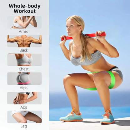 TPE-Widerstandsbänder-Set für Yoga und Fitness.