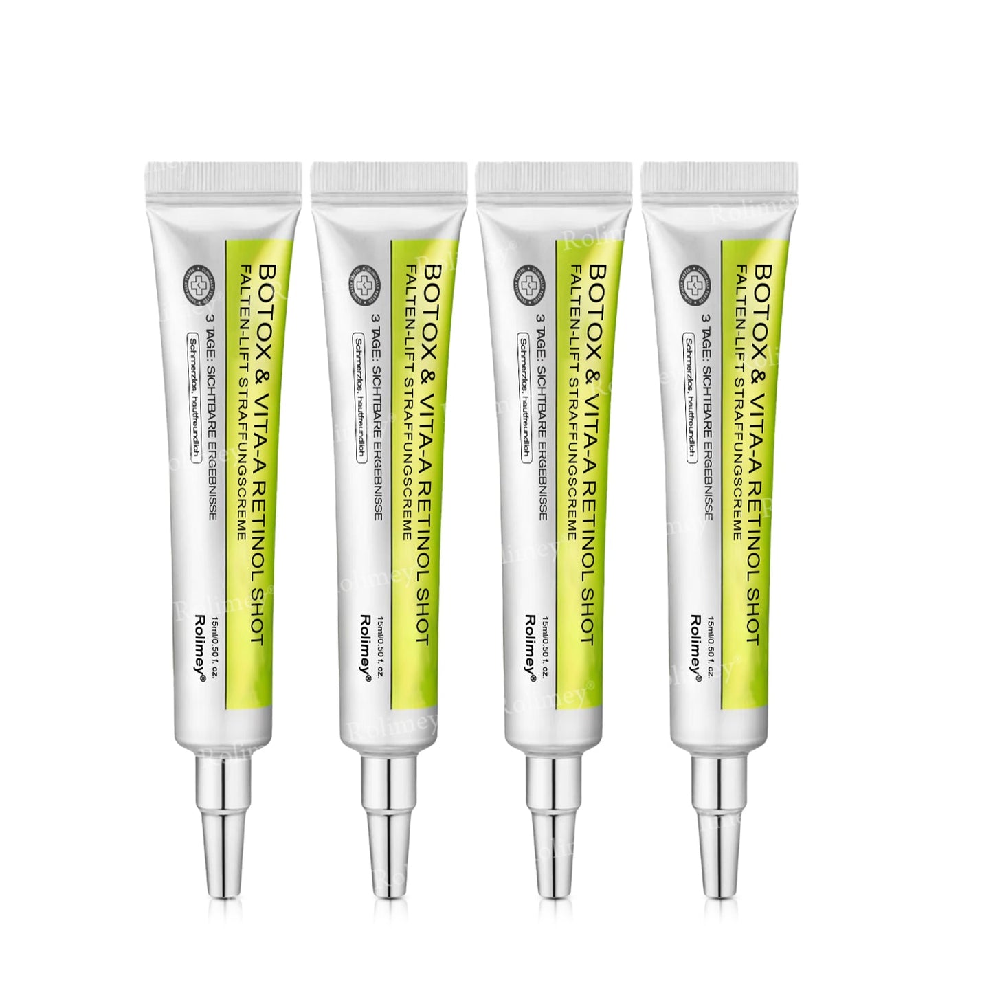 👨‍⚕️Jetzt jugendliche Haut zurückgewinnen 💫Rolimey® Botox & Vita-A Retinol Shot Falten-Lift Straffungscreme