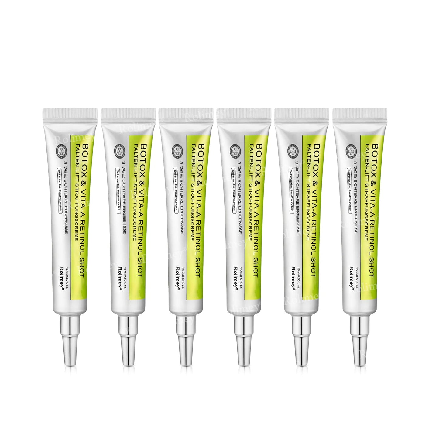 👨‍⚕️Jetzt jugendliche Haut zurückgewinnen 💫Rolimey® Botox & Vita-A Retinol Shot Falten-Lift Straffungscreme
