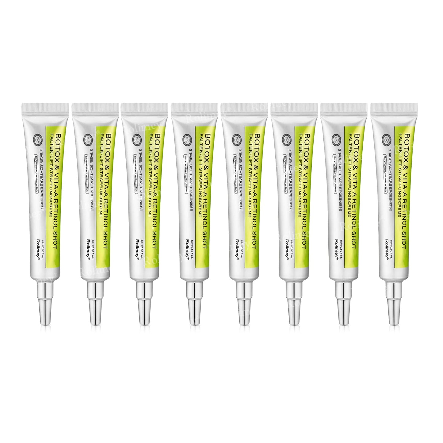 👨‍⚕️Jetzt jugendliche Haut zurückgewinnen 💫Rolimey® Botox & Vita-A Retinol Shot Falten-Lift Straffungscreme